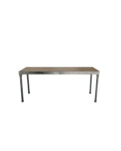 Dark Artisan Table 6 Foot x 24 Wide x 30" High