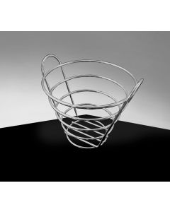 7" Round Chrome Basket