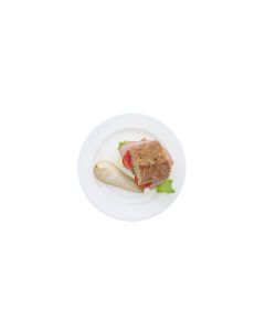 Bone Rim Dessert Plate