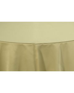 Butter Satin 120" Round Table Linen