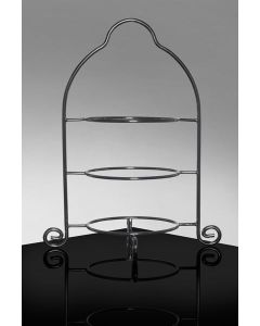 3 Tier Silver Cake Stand