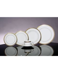 Gold Rim Saucer