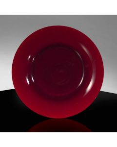 Red Glass Plate 7 3/4"