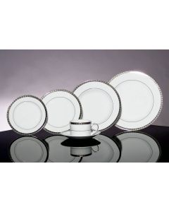 Silver Rim Saucer