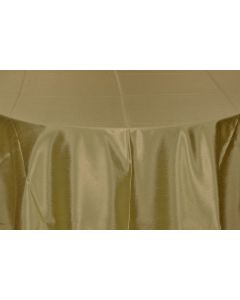 Gold Shantung 132" Round Table Linen