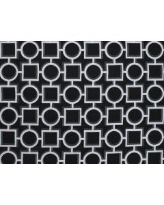 Black + Silver Links 20" x 120" Runner