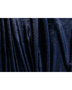 Navy Liquid Velvet 90" x 156" Rectangular Table Linen