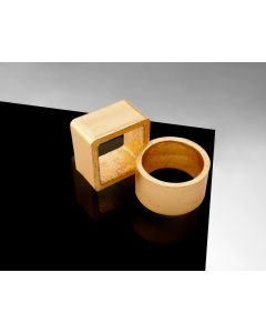 Square Gold Napkin Ring