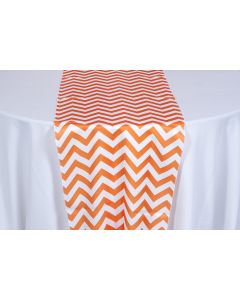 Orange Chevron 18" x 108" Runner