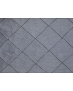 Silver Pintuck 126" Round Table Linen