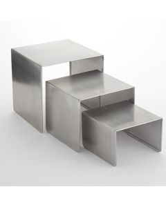 Stainless Buffet Riser (set of 3)