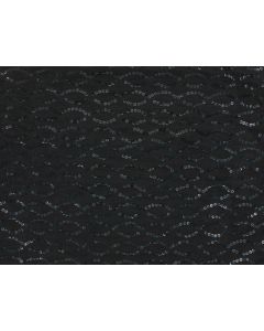 Black Sequin 20" x 108" Runner