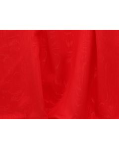 Red Shantung 90" x 156" Rectangular Table Linen