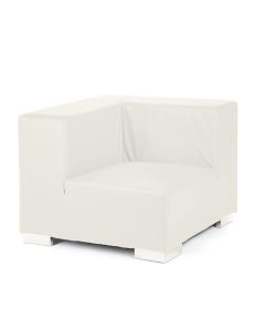 White Corner Sofa Section