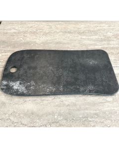 8.75 x 15" Charcoal Rectangular Melamine Tray