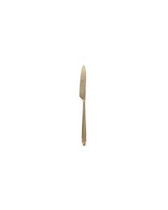 Brush Gold Velo Dinner Knife