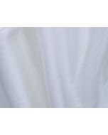 White Shantung 132" Round Table Linen