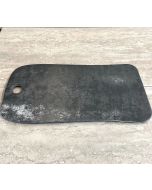 9 x 20" Rectangular Charcoal Melamine Tray