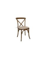 Antique Vineyard Chair with cushion