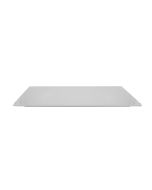9 x 18.25" Rectangle White Melamine Tray