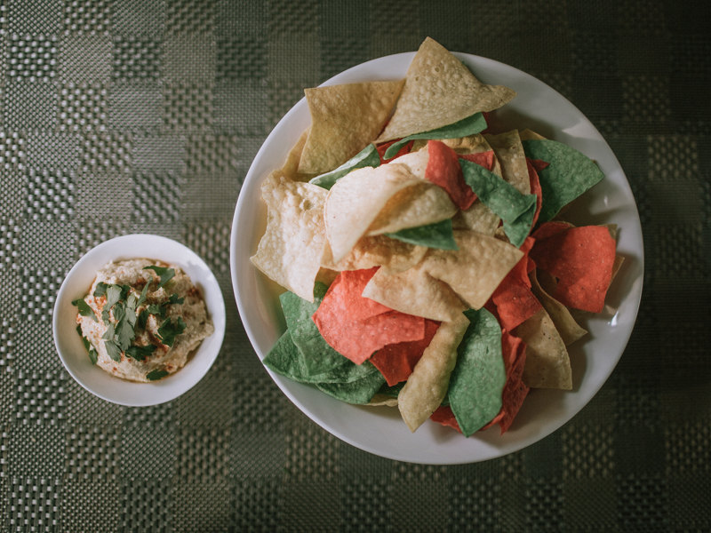 Serving Hummus Serving Hummus