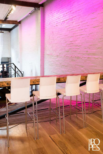 Photo by The Popes Photographers: White Milano Barstools Photo by The Popes Photographers: White Milano Barstools